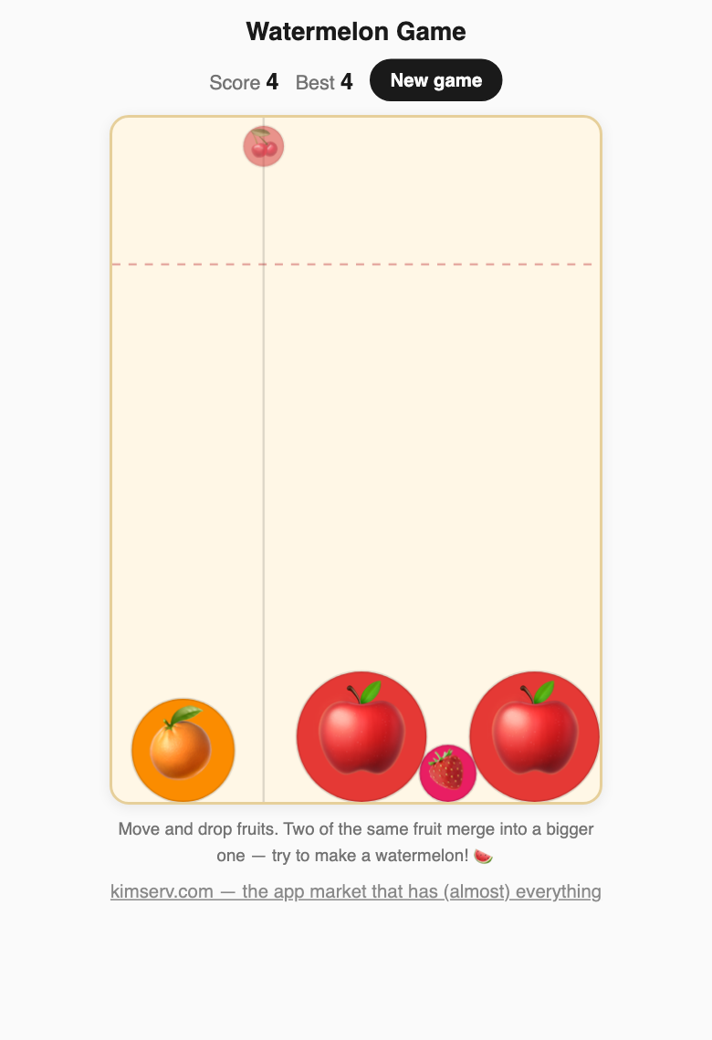 Fruit Merge screenshot